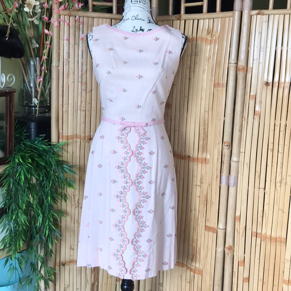 🌷Vintage 1940s/50s Linen dress